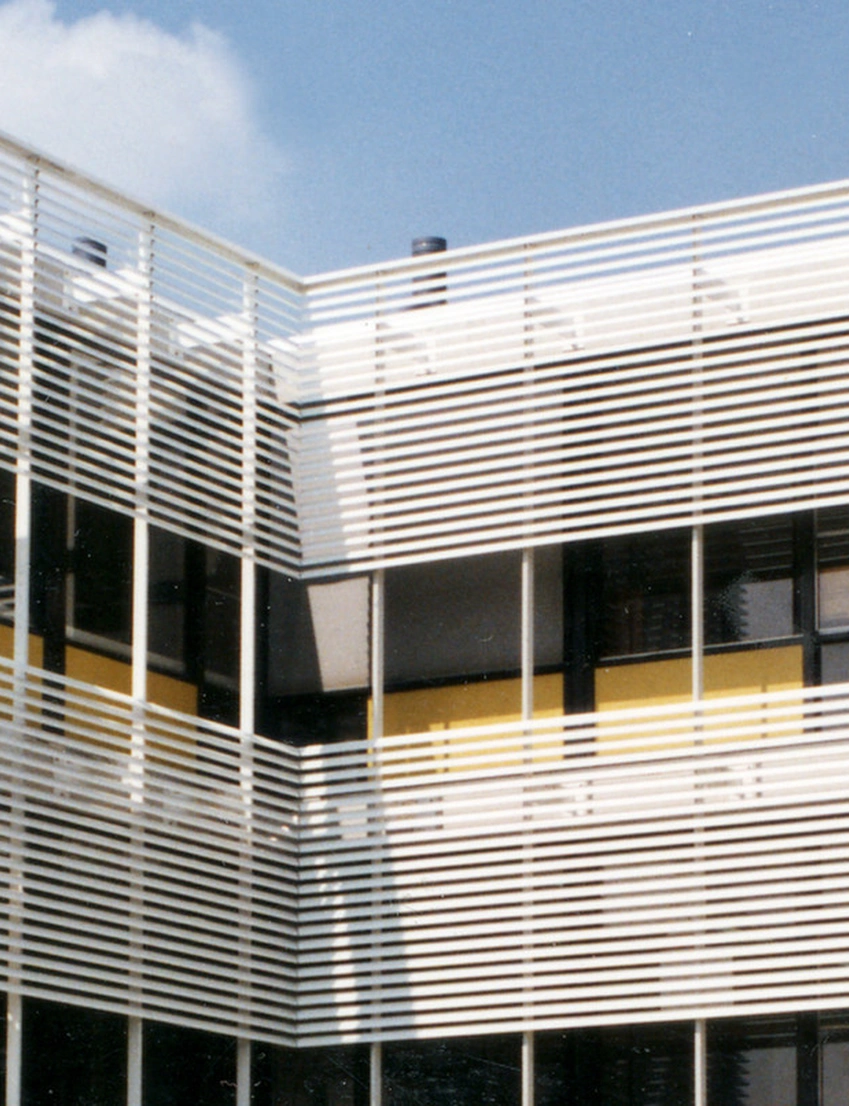 Fixed Louver Facade