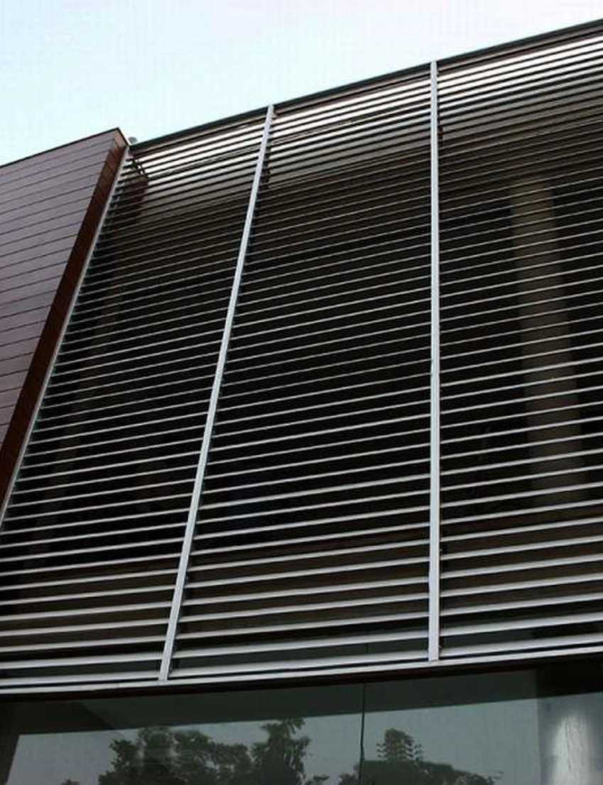 Fixed Louver Facade