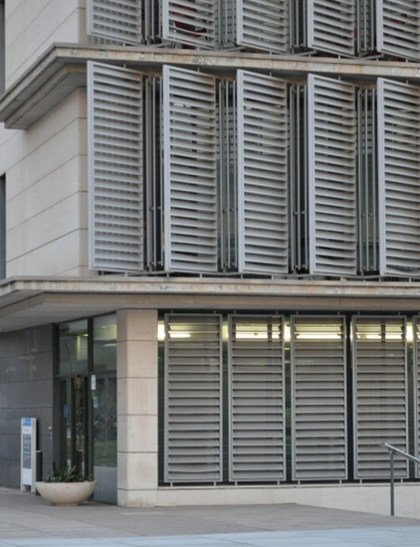 Fixed Louver Facade